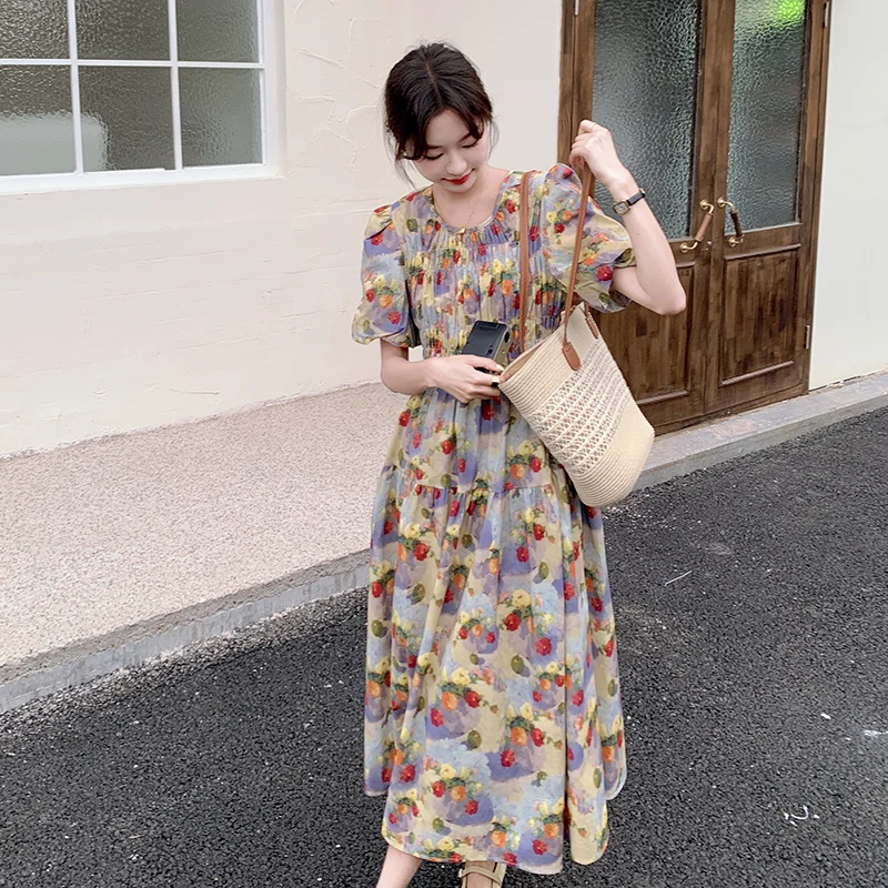 

[Stock] Women's floral skirt dress 2024