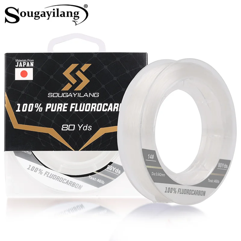 Sougayilang Fluorocarbon Fishing Lines Low Ductility High