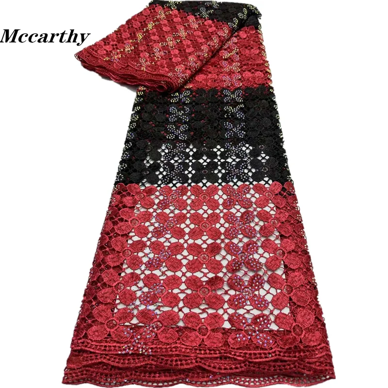 

Нигерийская французская сетка, кружевная ткань из молочного шелка, Новое поступление 2024, сетчатые кружева с африканскими камнями для нигерийских свадебных платьев