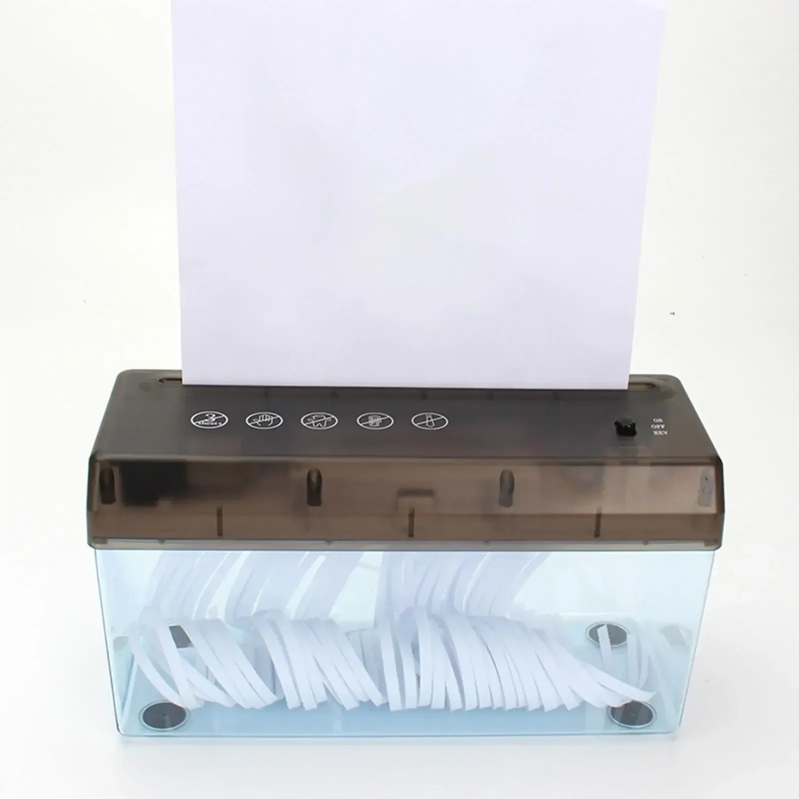 Mini Electric Paper Shredder A4 Portable Paper Cutter USB/Battery Powered Paper Invoice File Smasher Tool for Home Office School