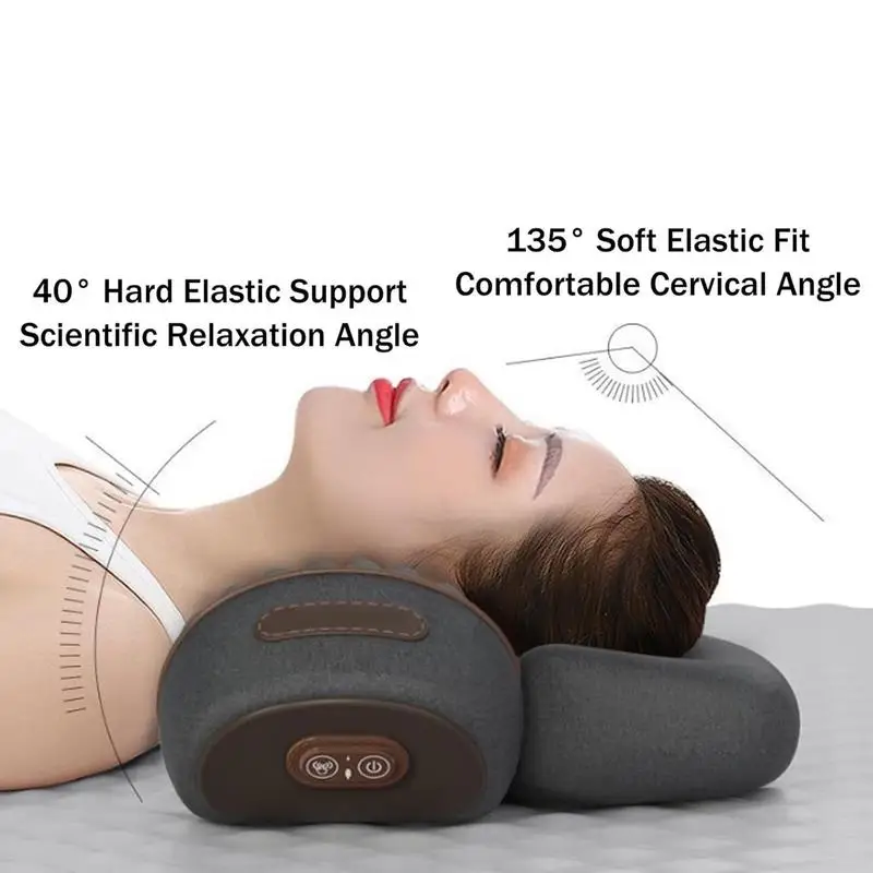 Fisiorest 3in1 Neck Massager Heat Neck Massager For Deep Tissue Pain Relief Improves Blood Circulation Shoulder Massager Pillow 5