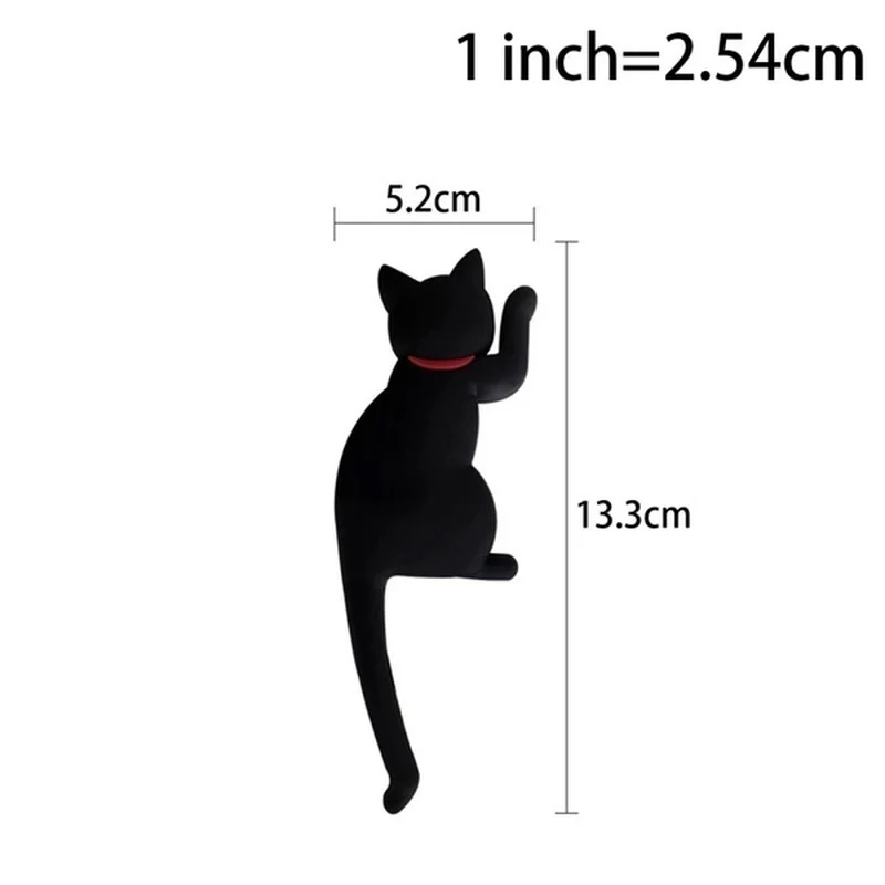 Fashion Cute Creative Multifunction Cat Magnetic Wall Mount Hook Refrigerator Sticker Fridge Magnet Decor Hanger Holder Hook magnetic fridge magnets,magnetic sticker,magnetic fridge stickers,refrigerator decor