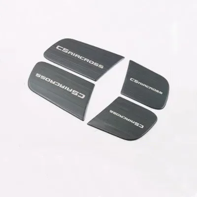 For Citroen C5 AIRCROSS-stainless steel Inner door armrest side panel decorative patch anti-scratch car accessories