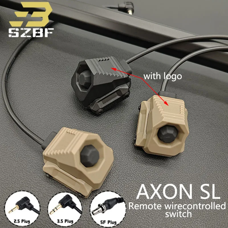 

AXON 2.5/3.5/SF Plug Remote Control Pressure Switch For M600 M300 DBAL PEQ15 laser Scout Light Switch Fit 20MM Weapon Accessory