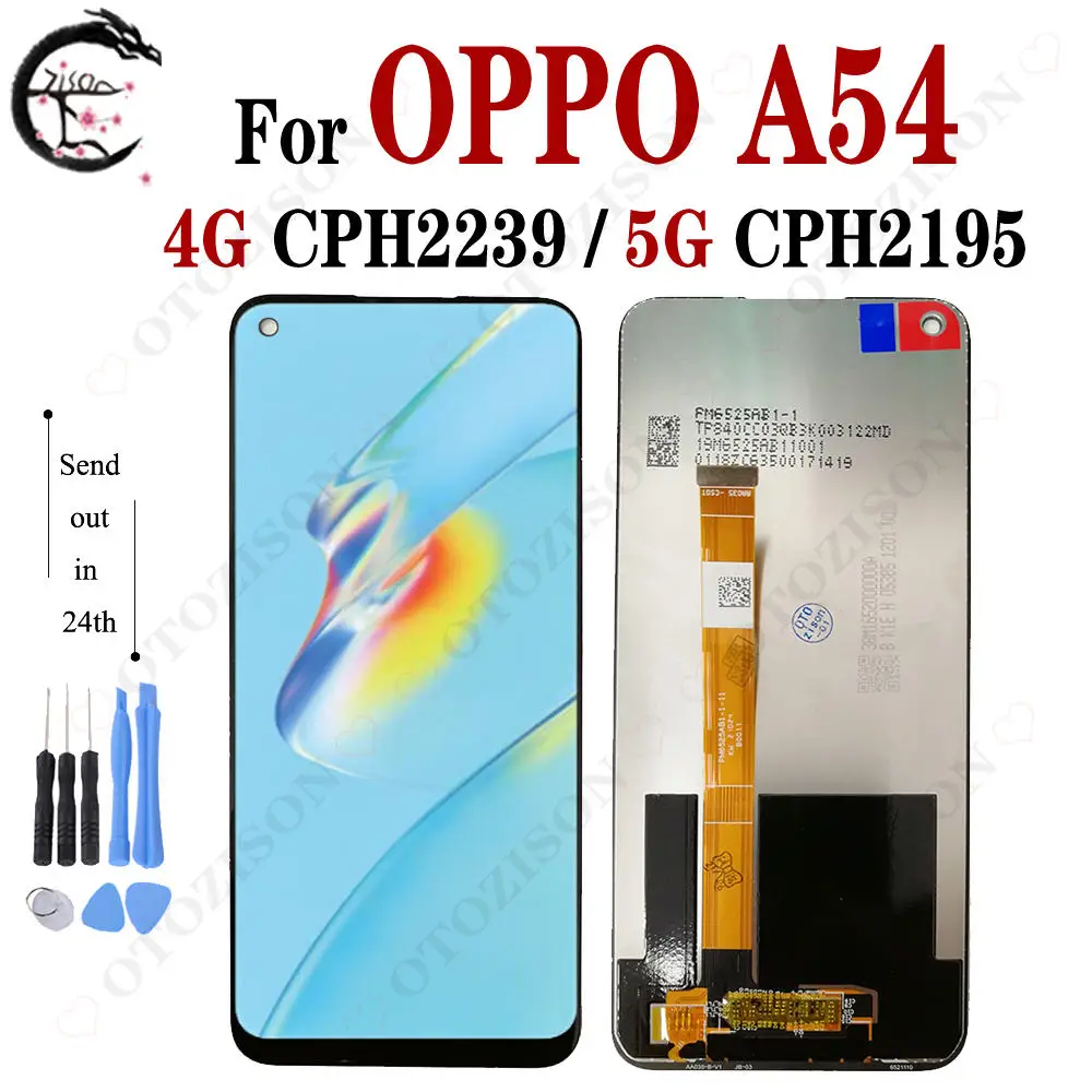 ЖК-дисплей с рамкой для OPPO A54, 4G, CPH2239