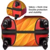 Stretch Fabric Luggage Protective Cover Dust Cover Anti-Scratch Suitcase Suit for 18-32 Inch Bag Purple Flower Letter Pattern 3