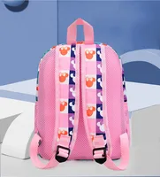 Disney Minnie Children Backpack Kids Girls Cartoon Kindergarten School Bags Girls' Backpacks 4