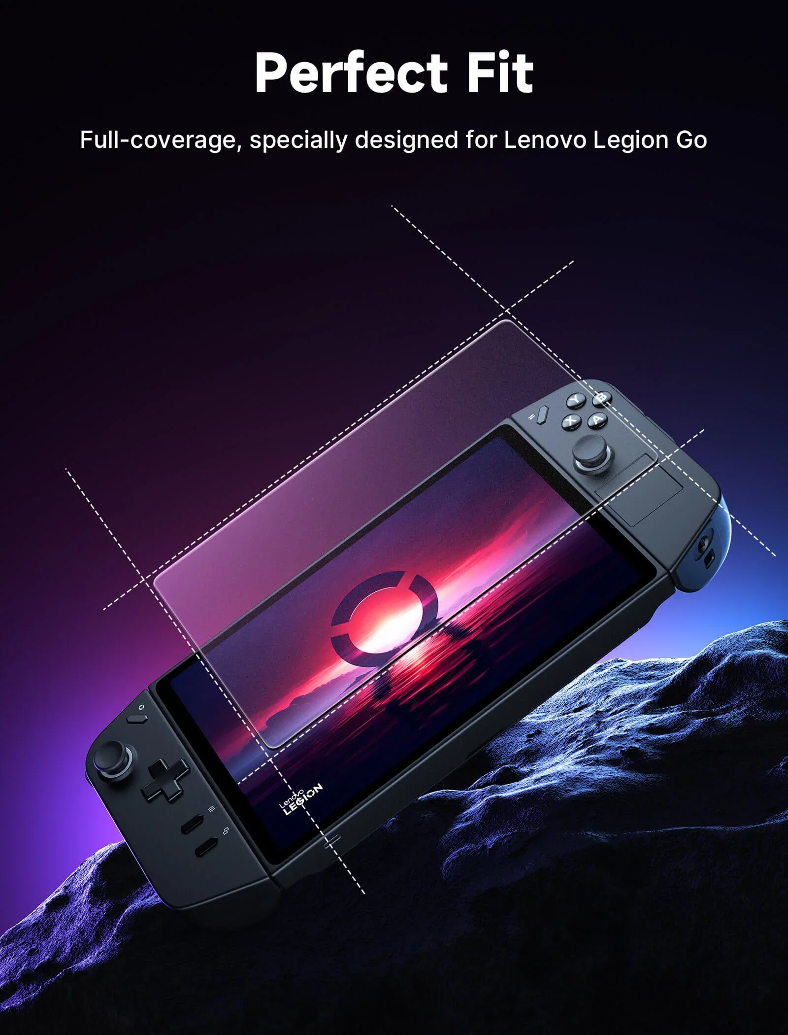 Orzero 2-Pack Tempered Glass Screen Protector For Lenovo Tab M9 - 9H Hardness Bubble-Free