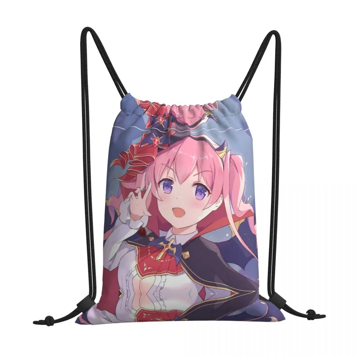 

Mayumiya Tsumugi Anime Game Princess Connect Re Dive Kawaii Drawstring Bags Hiking Shoe Teen Portable Rucksack Pouch