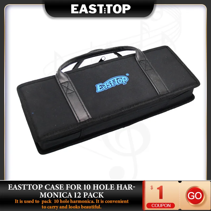 Case for 10 Hole Harmonica 12 Pack