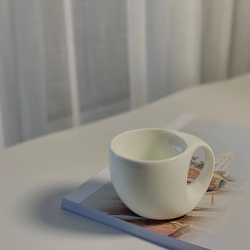 

Ceramic coffee cup cute creative mug Internet celebrity milk tea cup ins Nordic style