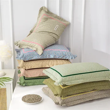 큰 레이스 허브 메밀베개, 목베개, 신상