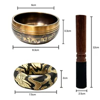 Miwayer Lotus Tibetan Singing Bowl Set, Unique Gift for Meditation Yoga Relaxation & Chakra Healing - Image 5