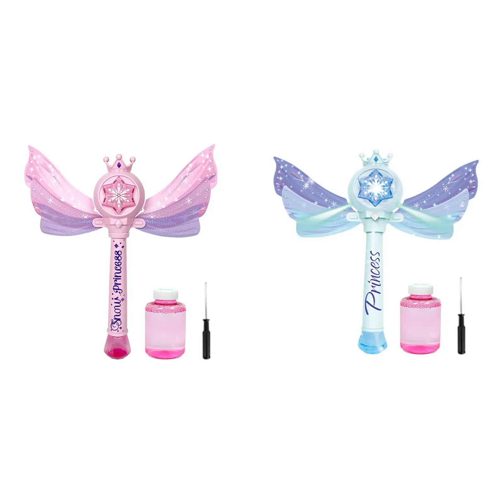 

Bubble Maker Toys Electric Music & Light up for Kids Outdoor Indoor Bubble Blower Princess Bubble Rod for Children Toddlers Kids