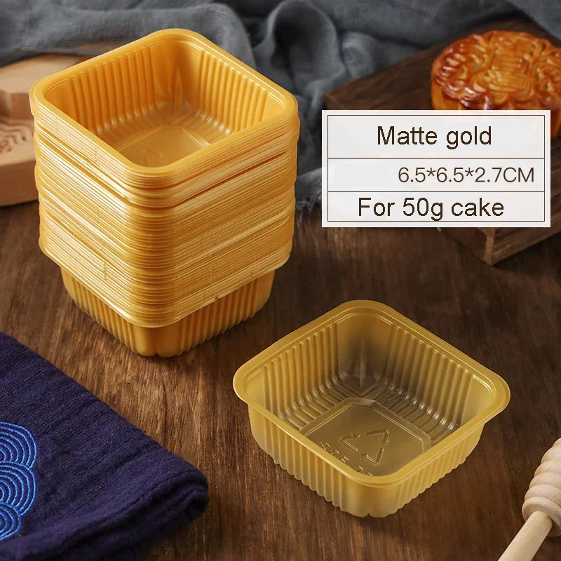 Mooncake Plastic Tray 50pcs Mooncake Box 150g/125g/100g/80g/50g - Main Image
