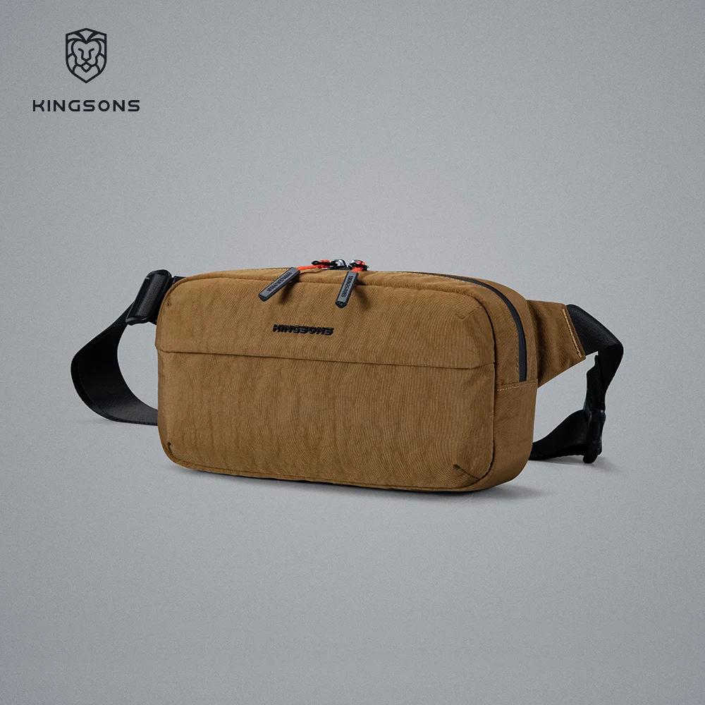 Kingsons Urban Ride Lite Sling Men Women Chest Bag Small Crossbody Bag 420D Nylon Waterproof Minimalist Travel Light 2025 New