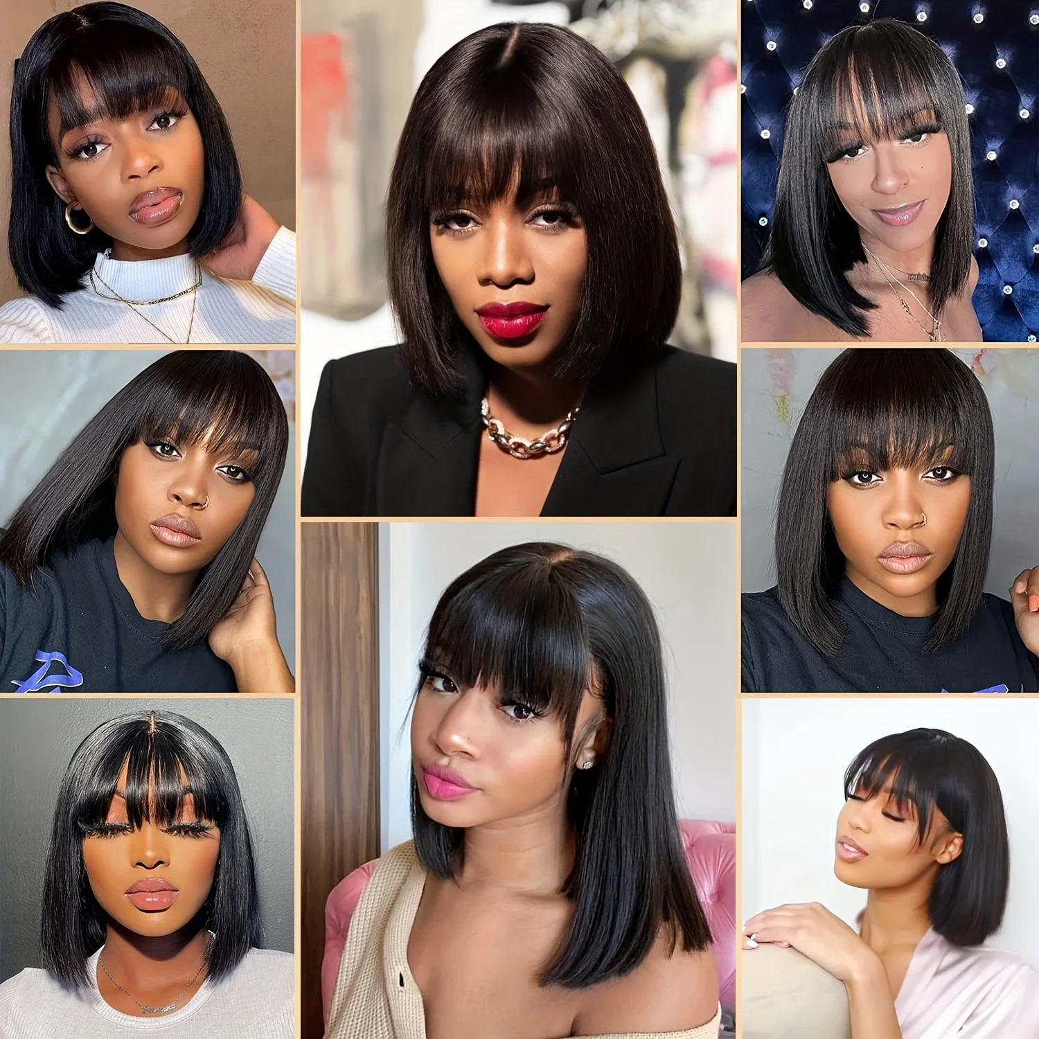 250% Human Hair Wigs Brazilian Remy Bone Straight Short Bob Wig For Women 14 Inch 13x6 Straight Lace Frontal Bob Wig Pre Plucked 6
