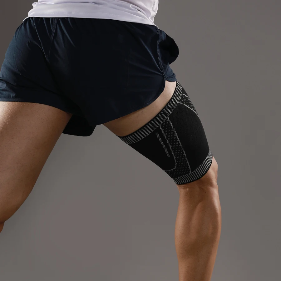 Leg Compression Sleeves, 1 Piece Elastic Non-slip Thigh Support Sleeve