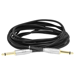 Premium Noise-Reduction Guitar Audio Cable - 10/6/3M | High-Quality Instrument Connection Cord (3M Golden head)