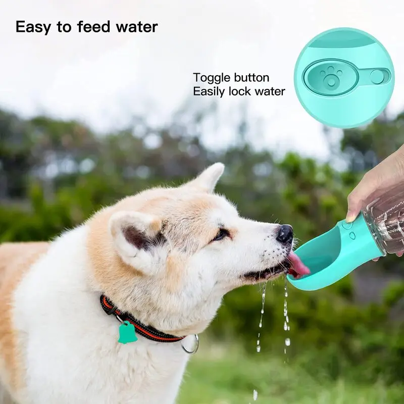

Outdoor Dog Water Bottle Portable Puppy Water Fountain, Outdoor Water Drinker for Pets Walking, Hiking, Traveling