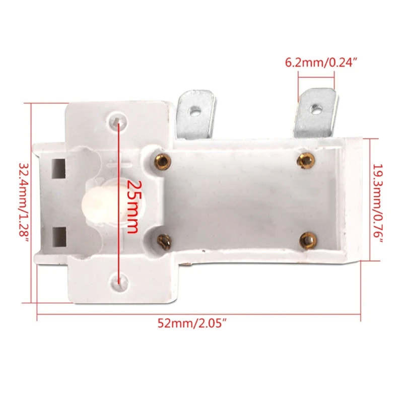 Temperature Control Switch of Electric Heater Prevent Overheating for Most Electric Heaters Portable