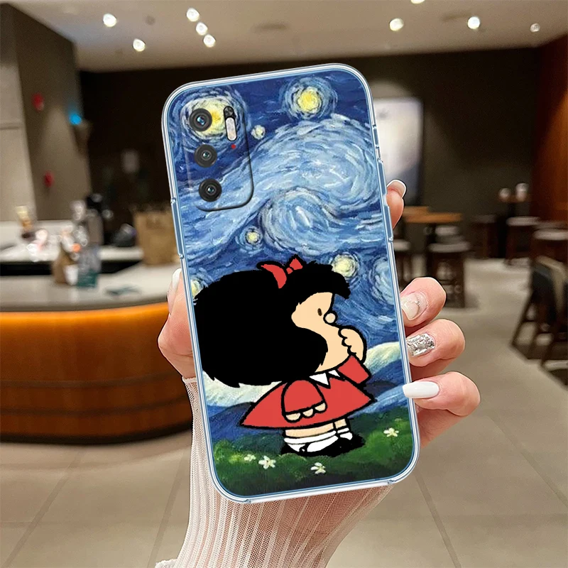 RE44 M-Mafaldas Transparent Phone Case - Sleek and Durable Protection