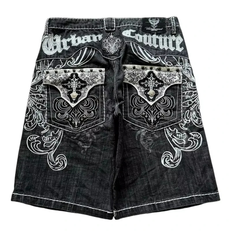 ตัวเลือกสินค้า กางเกงขาสั้น Y2K ผู้หญิง แฟชั่น Vintage Hip Hop