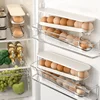Egg Container With Cover Kitchen Storag 34 Grid Egg Drawer Fridge Egg Tray Kitchen Countertop Anti-Fall Egg Storage Box 4