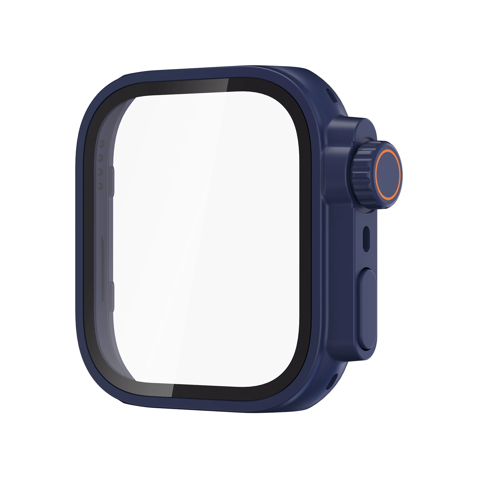 Huawei Watch Fit Hard Case with Tempered Glass Screen Protector - Appearance Upgrade to Premium Iwatch Ultra Look, 49MM Accessories