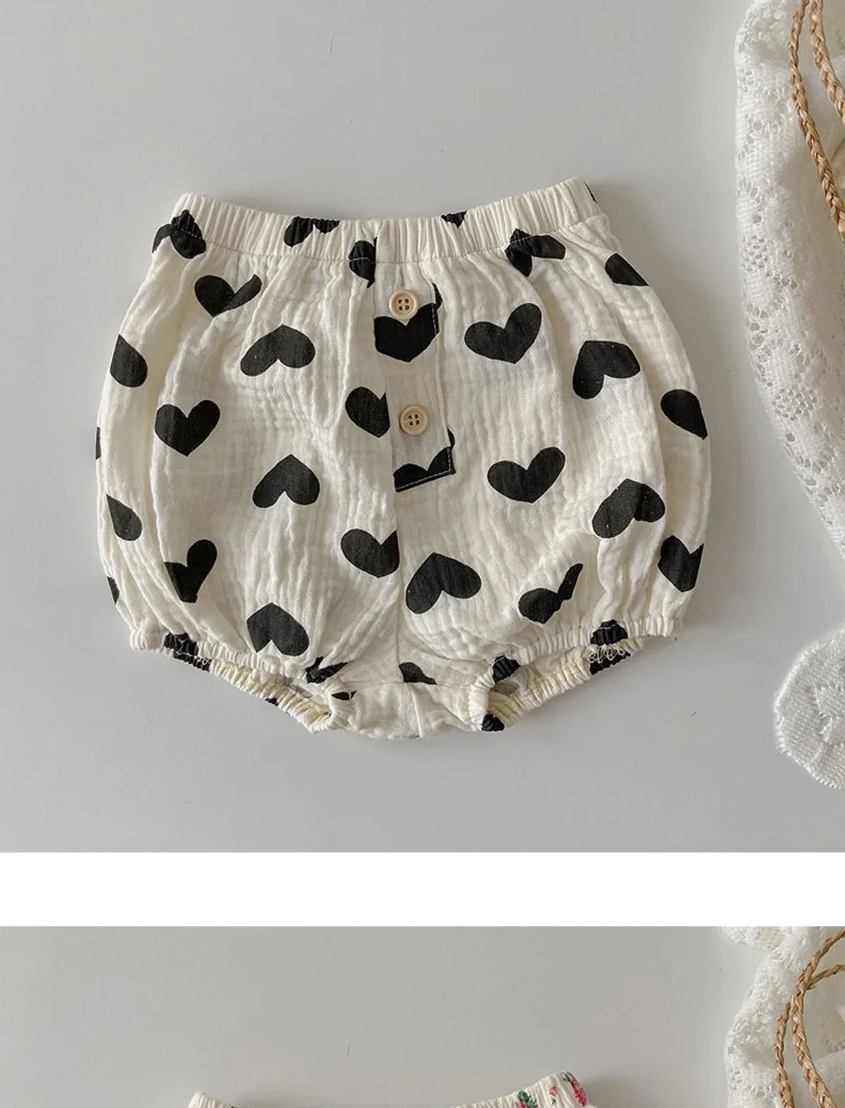 Ircomll 4 Paare/los 2025 Sommer Nette Baby Mädchen Klettern Hosen Baumwolle Garn Bequeme Atmungsaktive Shorts Kleinkind Hosen für 9M-4Y – Detail 8