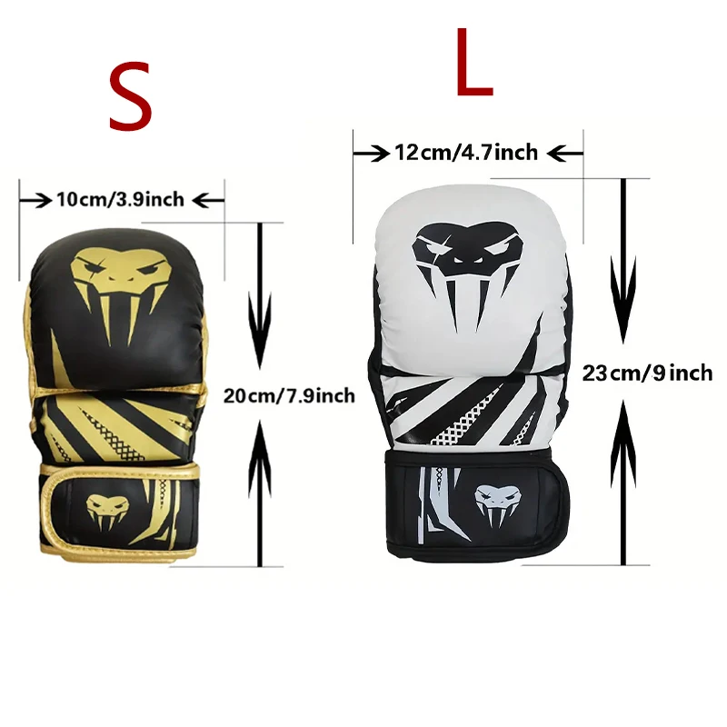 Professional MMA Half-Finger Fighting Boxing Gloves Thickened Sanda Free Fighting Mixed Martial Arts Training Gloves images - 6