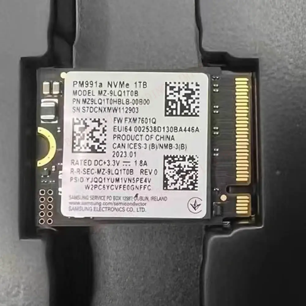 1TB pm991a SSD M.2 2230 vnitřní celistvý konstatovat pohon pcie3.0x4 NVME úložný těžko kotouč MZ-9LQ1T0B MZ9LQ1T0HBLB