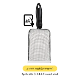 Stainless Steel Multi-Purpose Pet Litter and Sand Sifter (2.8)