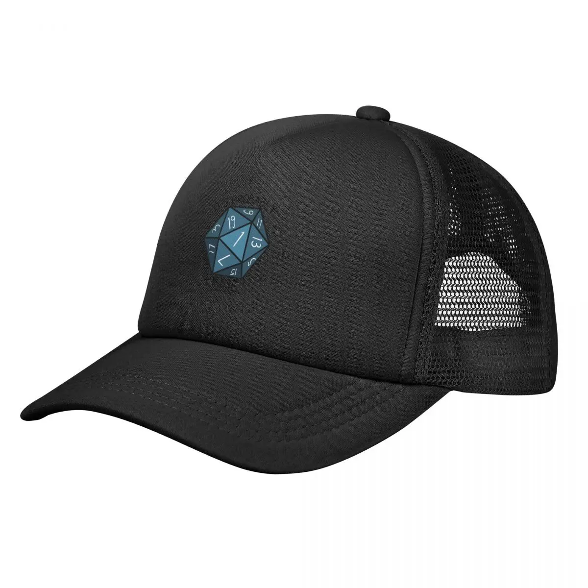 

It's Probably Fine Natural 1 DnD Baseball Cap sun hat Snapback Cap Women's Golf Clothing Men's