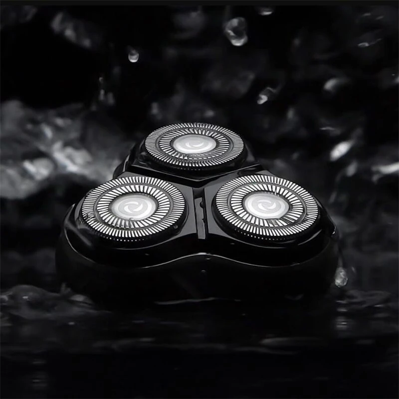 Youpin Enchen BlackStone 전기 면도기  면도기 헤드, 3 Pro 방수 전기 면도기, 듀얼 레이어 블레이드 헤드