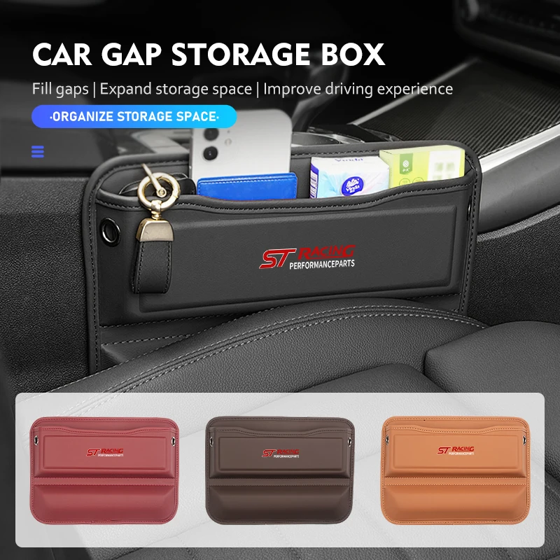Seggiolino Auto Gap Storage Bag Interior Auto Seat Crevice Organizer Per Ford St Racing Rs S Mustang Kuga Fiesta Fusion Mondeo Edge