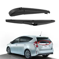 Black 12" Rear Wiper Arm Blade For Toyota Highlander 08-19 Matrix 09-13 Rav4 06-12 Prius V Clean Car Windscreen Back Wiper 2