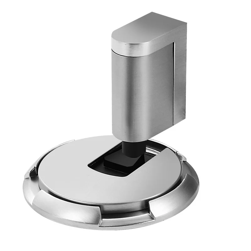 Heavy Duty Magnetic Stopper Mechanical Door Stop Adjustable Door Holder Non-punch Sticker Furniture Hardware