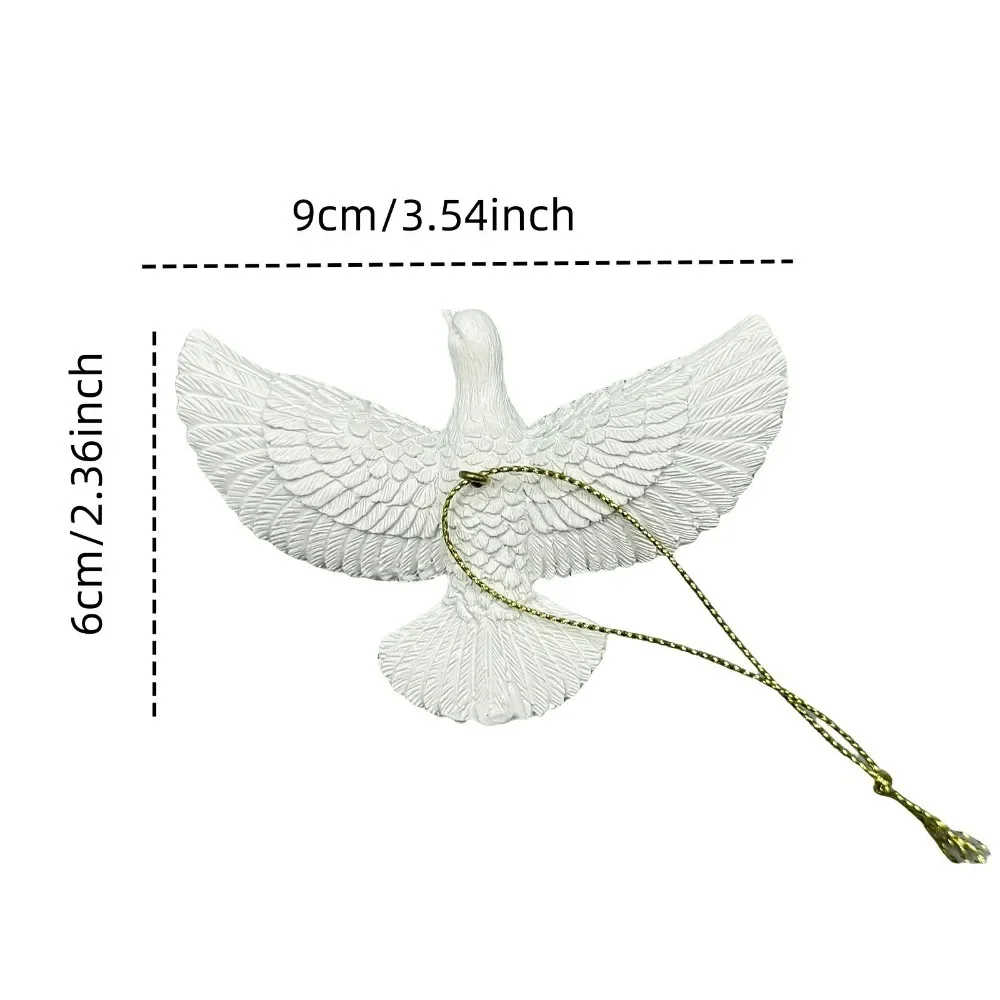 Style Friendship Doves Home Alone 2 Resin Christmas Ornament Doves Christmas Tree Ornaments Best Gift for Someone Special