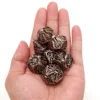 Metal DND Dice Set, 7-piece warrior head hollow design, easy to roll D&D dice, role-playing game D&D metal dice 6