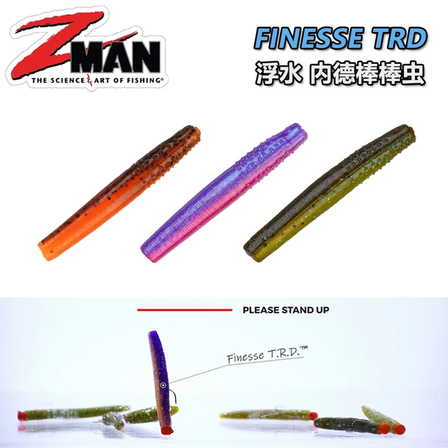 FINESSE TRD, A Fine Ned Fishing Group of American Zman Floating Rod, Is A  Soft Bait for Black Pit Lure - AliExpress