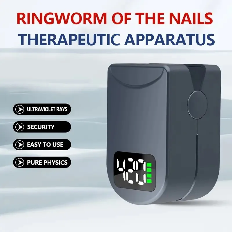 Nail Fungus Treatment Device with Time Display 470nm950nm wavelength Fast-acting Anti Fungal Laser Device for Finger/Toenails