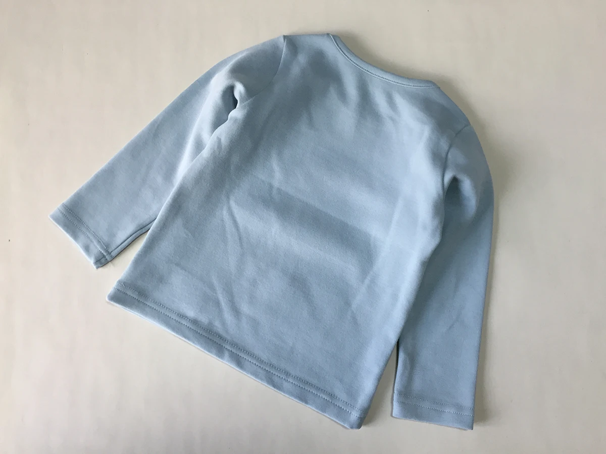 kids sweatshirt for boys 1 to 2 years spring autumn new t-shirt blue girls clothes top