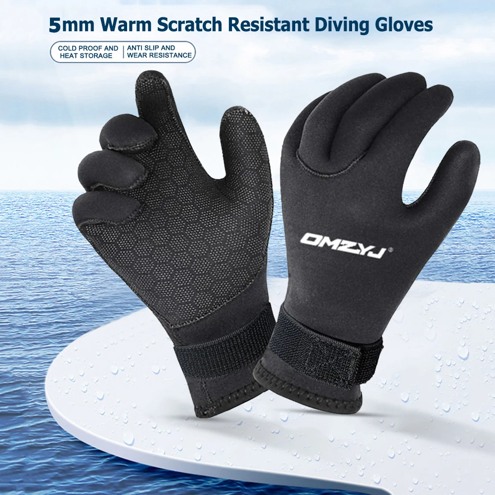 1 Pair Swim Neoprene Scuba Diving Snorkeling Gloves Water Sports Accessory 