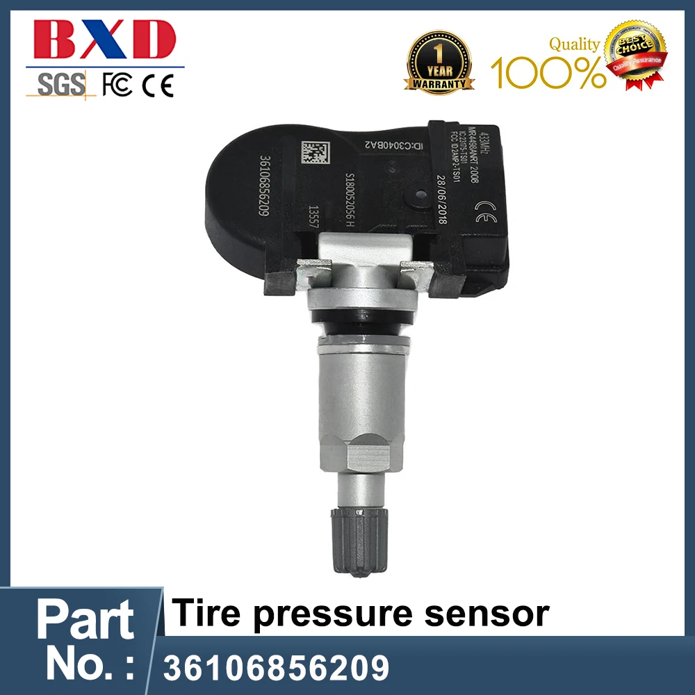 36106856209 6855539 타이어 압력 센서, 타이어 모니터링, 알피나 BMW F20 F22 F30 F32 X1 F48 X2 F49 X5, 1 개, 4 개, 8 개