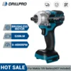Drillpro 520N.M Brushless Cordless Electric Impact Wrench 1/2 inch Socket Wrench Power Tools Rechargeable For Makita 18V Battery 1
