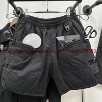 Whoisjacov pair of Puffer Shorts Cargo Men Women High Quality Multi Pocket Oversize Breeches 2