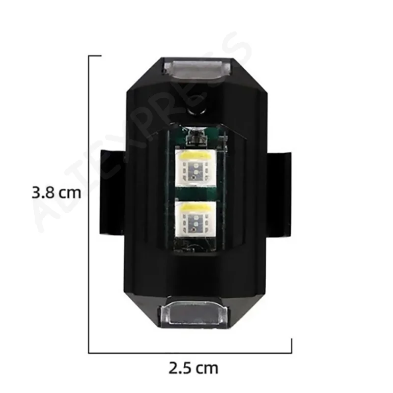 Lampe LED magnétique 12V pour drone moto voiture - 7 couleurs