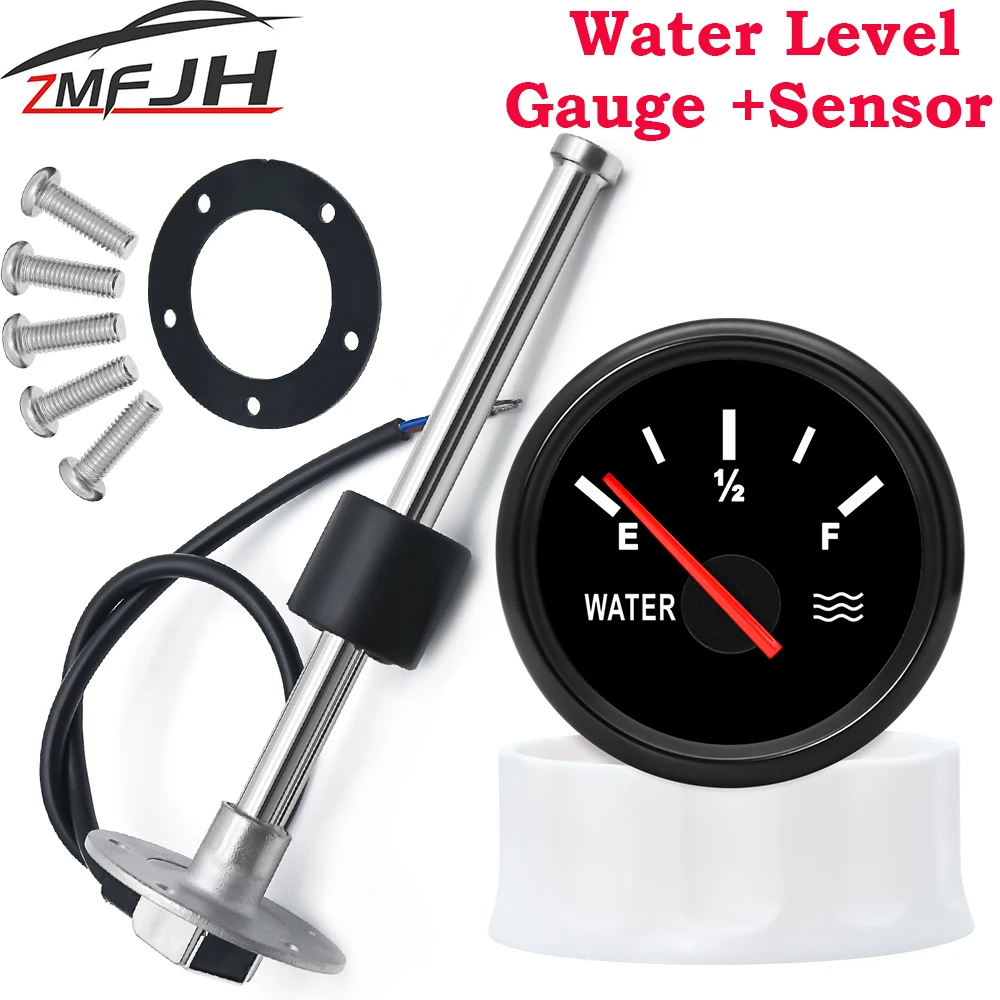 Water-Level-Gauge-With-Water-Level-Sensor-52mm-Water-Level-Meter-With ...
