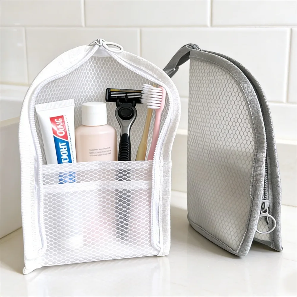 Compact Quick-Dry Travel Toiletry Organizer